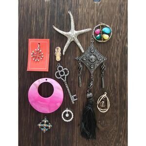 Lot of Pendants, Charms, and Baubles